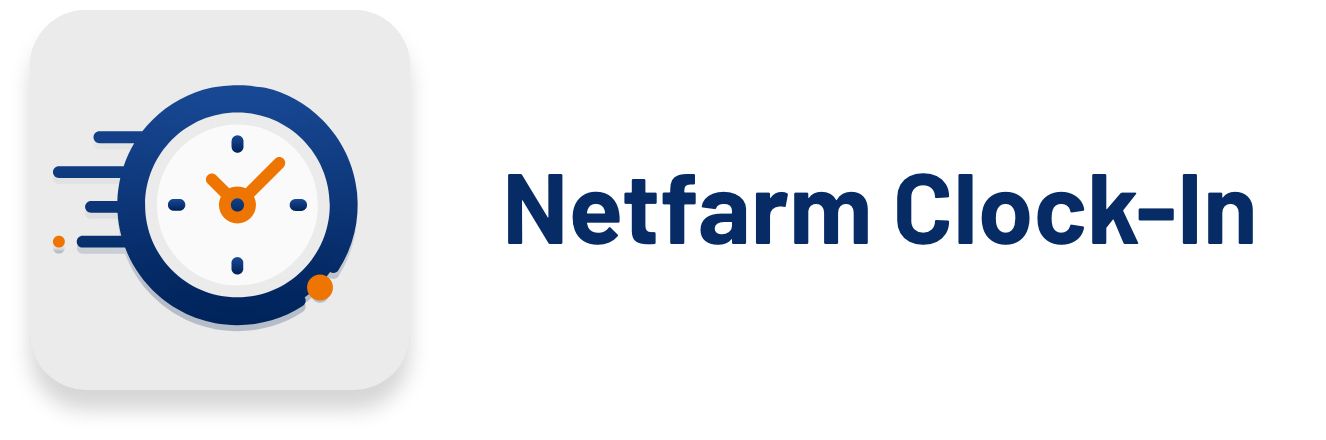 Logo Netfarm Clock in -  Software gestionale per le presenze app