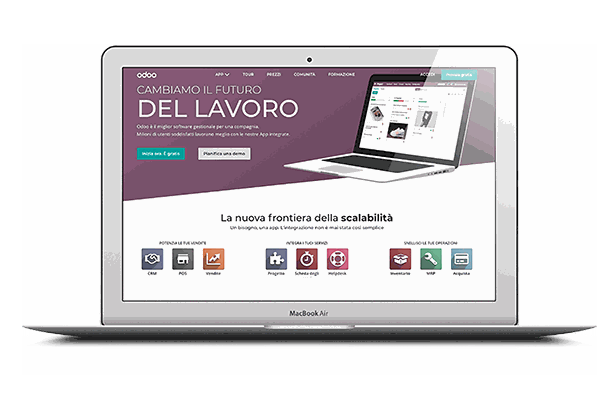 Odoo • Immagine e testo